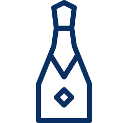 Champagne Bottle Icon from Cyber Line Set