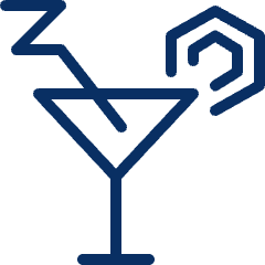 Cocktail Glass 2 Icon from Cyber Line Set