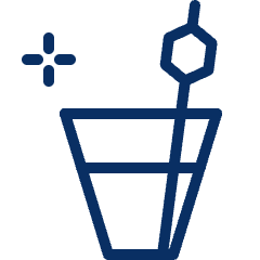 Cocktail Glass 3 Icon from Cyber Line Set