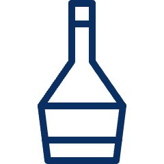 Red Wine Bottle Icon from Cyber Line Set