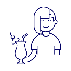 Bar Client 3 6 Illustration from UX Line Set