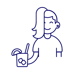 Bar Client 5 4 Illustration from UX Line Set