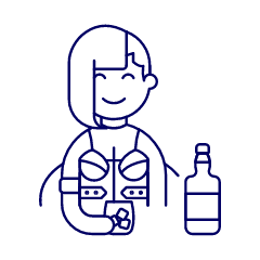 Bar Client 6 2 Illustration from UX Line Set