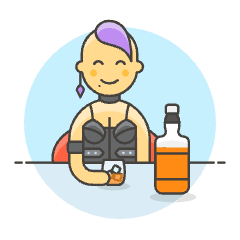 Bar Client 6 6 Illustration from UX Colors Set