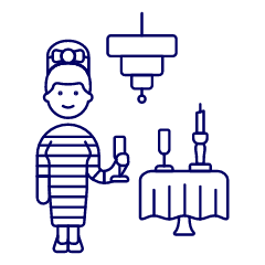 Party Attentdant 2 2 Illustration from UX Line Set