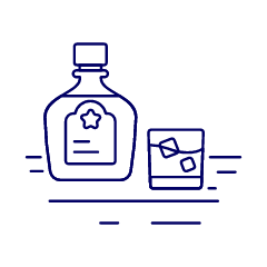 Whisky High Spirit Illustration from UX Line Set