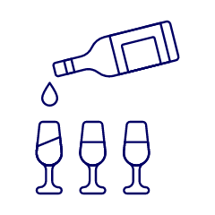 Wine Pouring Illustration from UX Line Set