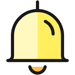 Alarm Bell 1 Icon from Ultimate Colors Set