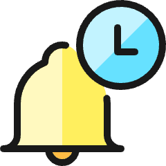 Alarm Bell Timer Icon from Ultimate Colors Set