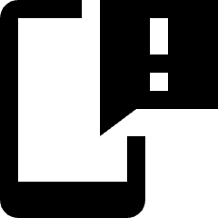 Phone Alert Icon from Nova Solid Set