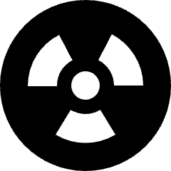 Radiation Radio Active Circle Icon from Nova Solid Set