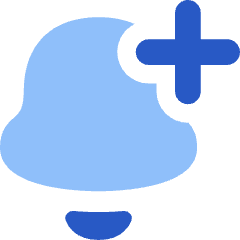 Add Bell Notification Icon from Flex Flat Set