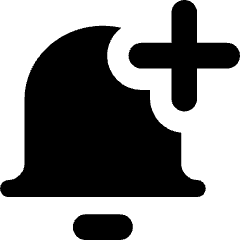 Add Bell Notification Icon from Core Solid Set