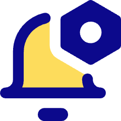 Alarm Setting Bolt Nut Icon from Core Pop Set