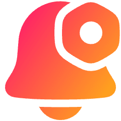 Alarm Setting Bolt Nut Icon from Plump Gradient Set