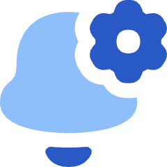 Alarm Setting Gear Icon from Flex Flat Set