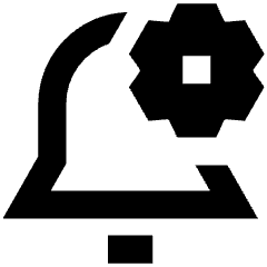 Alarm Setting Gear Icon from Sharp Remix Set