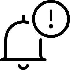 Alert Bell Notification 1 Icon from Ultimate Light Set