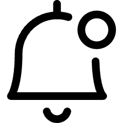 Alert Bell Notification 2 Icon from Ultimate Regular Set
