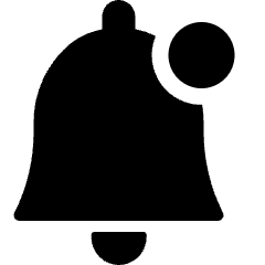Alert Bell Notification 2 Icon from Ultimate Bold Set