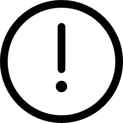 Alert Circle Icon from Ultimate Regular Set