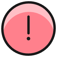 Alert Circle Icon from Ultimate Colors Set