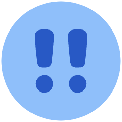 Alert Circle Priority Medium Icon from Plump Flat Set