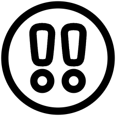 Alert Circle Priority Medium Icon from Plump Line Set