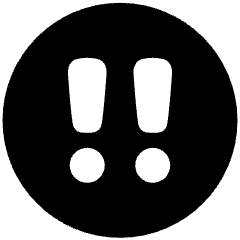 Alert Circle Priority Medium Icon from Plump Solid Set