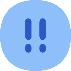 Alert Circle Priority Medium Icon from Flex Flat Set