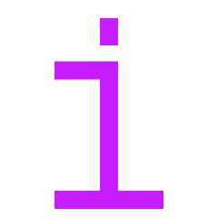 Alert Help Information Icon from Sharp Neon Set