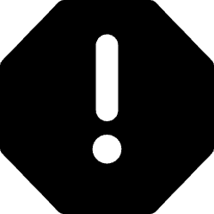 Alert Hexagon Icon from Ultimate Bold Set