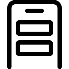 Alert Notification Bars 1 Icon from Ultimate Regular Set