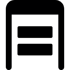 Alert Notification Bars 1 Icon from Ultimate Bold Set