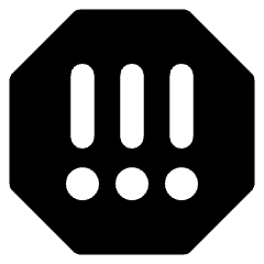 Alert Octagon Priority High Icon from Core Solid Set