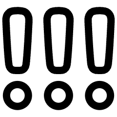 Alert Priority High Icon from Plump Line Set