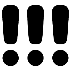 Alert Priority High Icon from Plump Solid Set