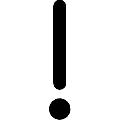 Alert Priority Low Icon from Core Solid Set