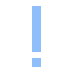 Alert Priority Low Icon from Sharp Flat Set