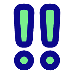 Alert Priority Medium Icon from Plump Pop Set
