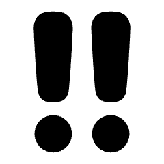 Alert Priority Medium Icon from Plump Solid Set