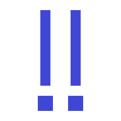 Alert Priority Medium Icon from Sharp Duo Set