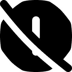 Alert Report Off Icon from Flex Solid Set