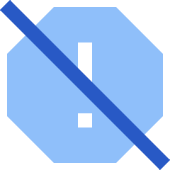 Alert Report Off Icon from Sharp Flat Set