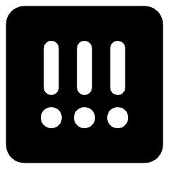 Alert Square Priority High Icon from Core Solid Set