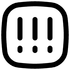 Alert Square Priority High Icon from Flex Line Set