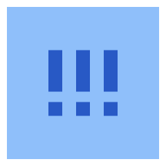 Alert Square Priority High Icon from Sharp Flat Set