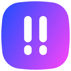 Alert Square Priority Medium Icon from Flex Gradient Set