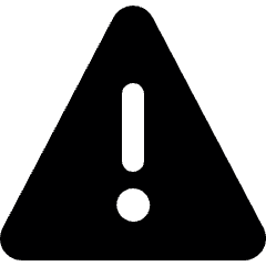 Alert Triangle Icon from Ultimate Bold Set
