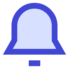 Bell Notification Icon from Sharp Duo Set
